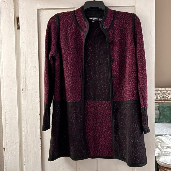 Karl Lagerfeld Sweaters - Thigh Length Cardigan